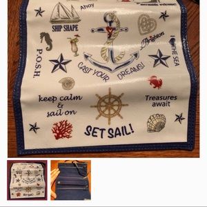 NWT BRIGHTON Seaside Chic Jewelry Roll